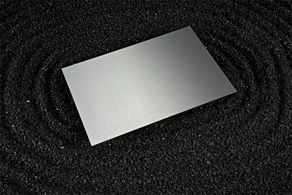 Satin rostfritt stålplåt